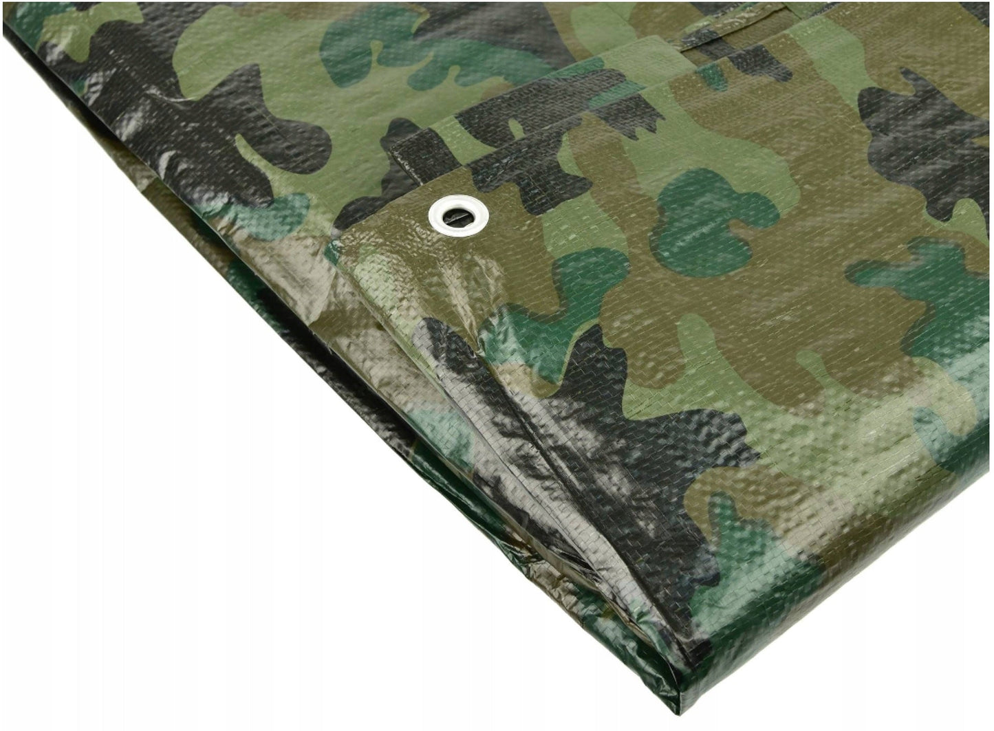Camouflage M-Grade Tarpaulin 4m x 6m