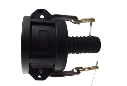 IBC 3” – S60X6M Valve with S60X6 – 2” Camlock Fitting and 1” Barb Type C Camlock