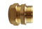 Brass Compression Straight 15mm - 3/4" BSPM