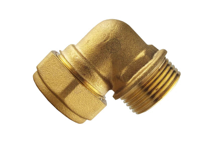 IBC 2” S60X6 Cap with Brass Compression Elbow ¾” BSP – 15mm