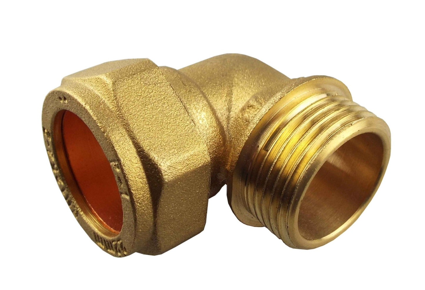 Brass Compression Elbow 22mm - 3/4" BSPM