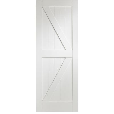 White Primed Cottage Door