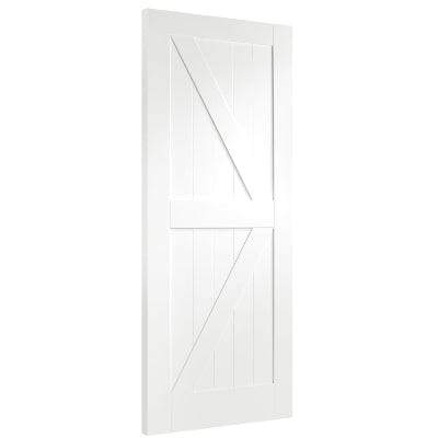 White Primed Cottage Door