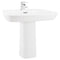 Cubix 600mm Basin - 1 Tap Hole with Chrome Overflow