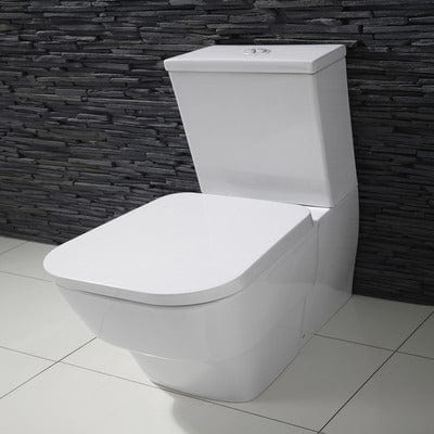 Cubix Flush to Wall Toilet Set