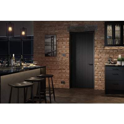 Montreal Dark Charcoal Pre-Finished Interior Door - All Sizes