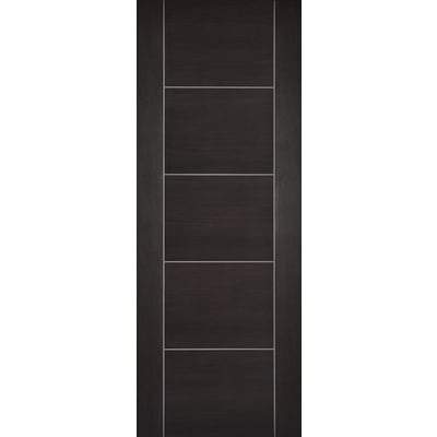 Vancouver Dark Grey Laminated 5 Panel Interior Fire Door FD30 - All Sizes