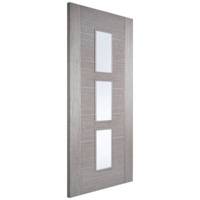 Hampshire Light Grey 3 Light Panels Pre-Finished Internal Door - 1981 x 686mm