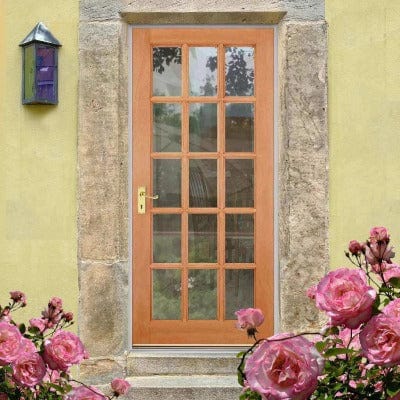 Hardwood SA M&T 15 Clear Double Glazed Light Panels External Door - 2032mm x 813mm