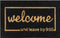 Doormat 60cm x 40cm - 'Welcome And Leave By 9:00' - Absorbent Coir Mat for Indoor/Outdoor