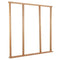 Universal Hardwood Reversible Vertibule Type Door Frame & Cill Pack