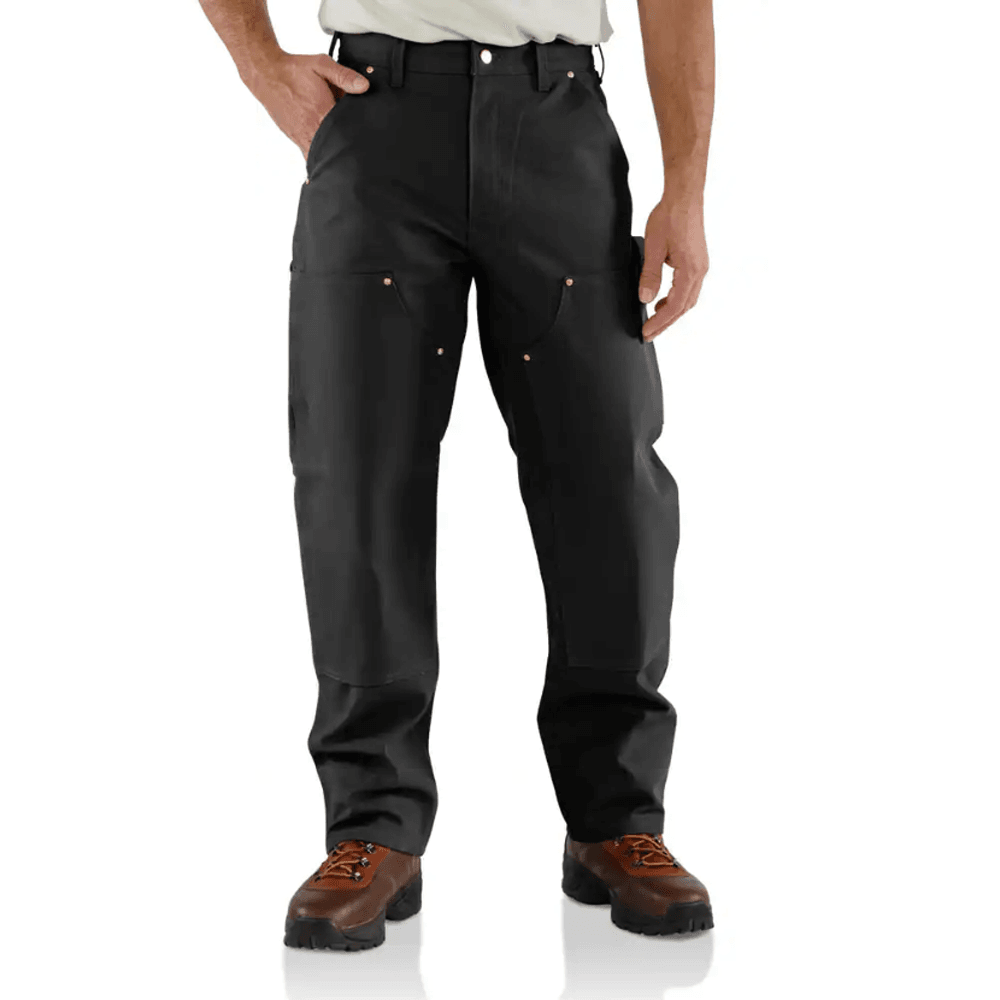 Carhartt B01 Loose Fit Firm Duck Double-Front Utility Work Pant Black, 36" Waist 30" Leg