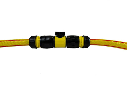Cost Wise Snap On Male-Male In Line Valve Kit Yellow/Black