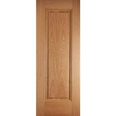 Oak Eindhoven 1 Panel Pre-Finished Internal Door - 1981mm x 762mm
