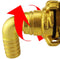 Claw Brass - Swivel Elbow 3/4" Hose