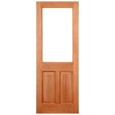 2XG Hardwood M&T 1 Unglazed Light Panel External Door - 1981mm x 762mm