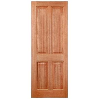 Colonial Hardwood M&T 4 Panel External Door - 1981mm x 762mm