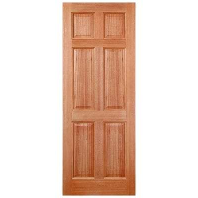 Colonial Hardwood M&T 6 Panel External Door - All Sizes