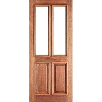 Derby Hardwood M&T 2 Unglazed Light Panels External Door - All Sizes