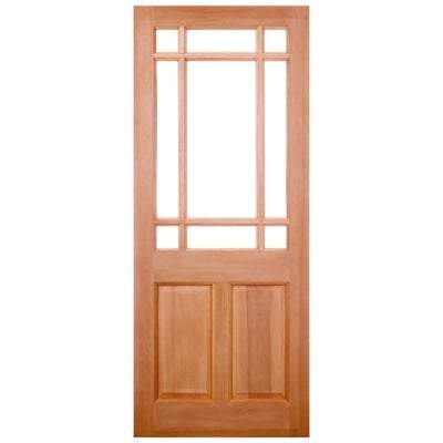Warwick Hardwood M&T 9 Unglazed Light Panels External Door - 2083mm x 864mm
