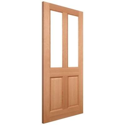 Malton Hardwood Dowelled 2 Unglazed Light Panels External Door - All Sizes