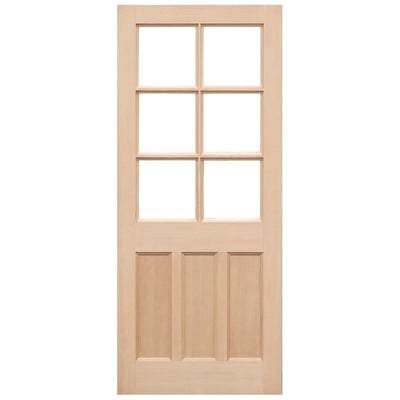 Hemlock KXT 6 Unglazed Light Panels External Door - All Sizes