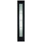 Elegant Black GRP Pre-Finished 1 Double Glazed Lead Light Panel Sidelight- 2032mm x 356mm