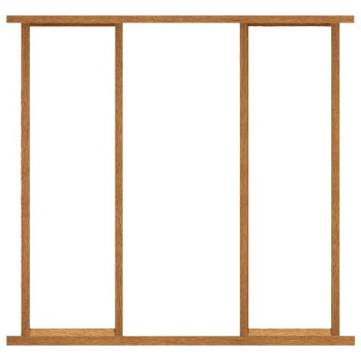 External Oak Side Light Frame Kit