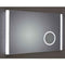 Kilmore Rectangular Mirror with Square LED Side Lights & On/Off Touch Sensor