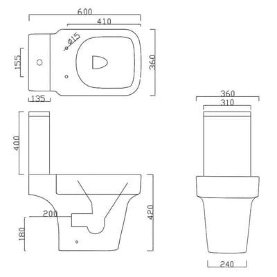 Medici Cloakroom Suite
