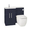 Aquatrend Petite WC Unit, Base Unit & Basin - All Colours