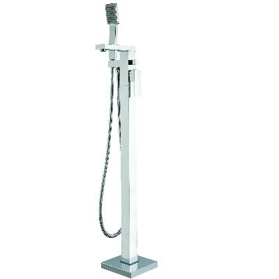 Ixos Freestanding Chrome Bath Shower Mixer