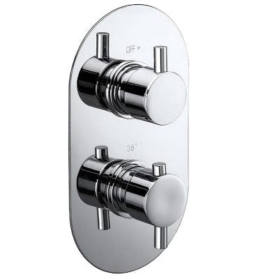 Evoke Concealed Chrome Thermostatic Shower Valve