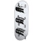 Evoke Triple Concealed 2-Way Chrome Thermostatic Shower Valve