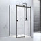 Sphere Black Framed / Clear Glass Sliding Door
