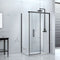 Onyx Side Panel for Black Framed Sliding Shower Door
