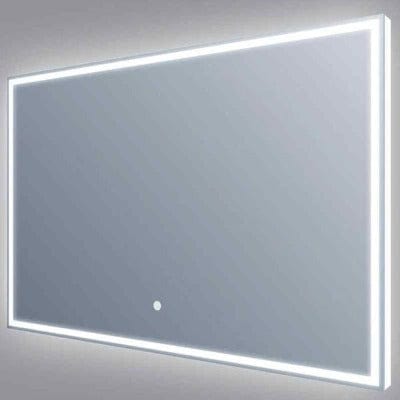 Luxe Rectangular LED Mirror with Demister Pad & On/Off Touch Sensor