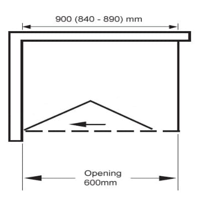 Identiti Bi-Fold Shower Door