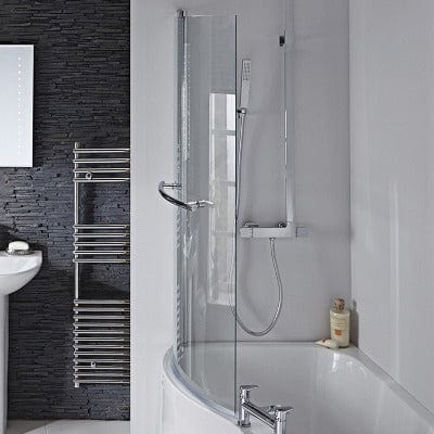 Compact P Bath Screen - 1500 x 800mm