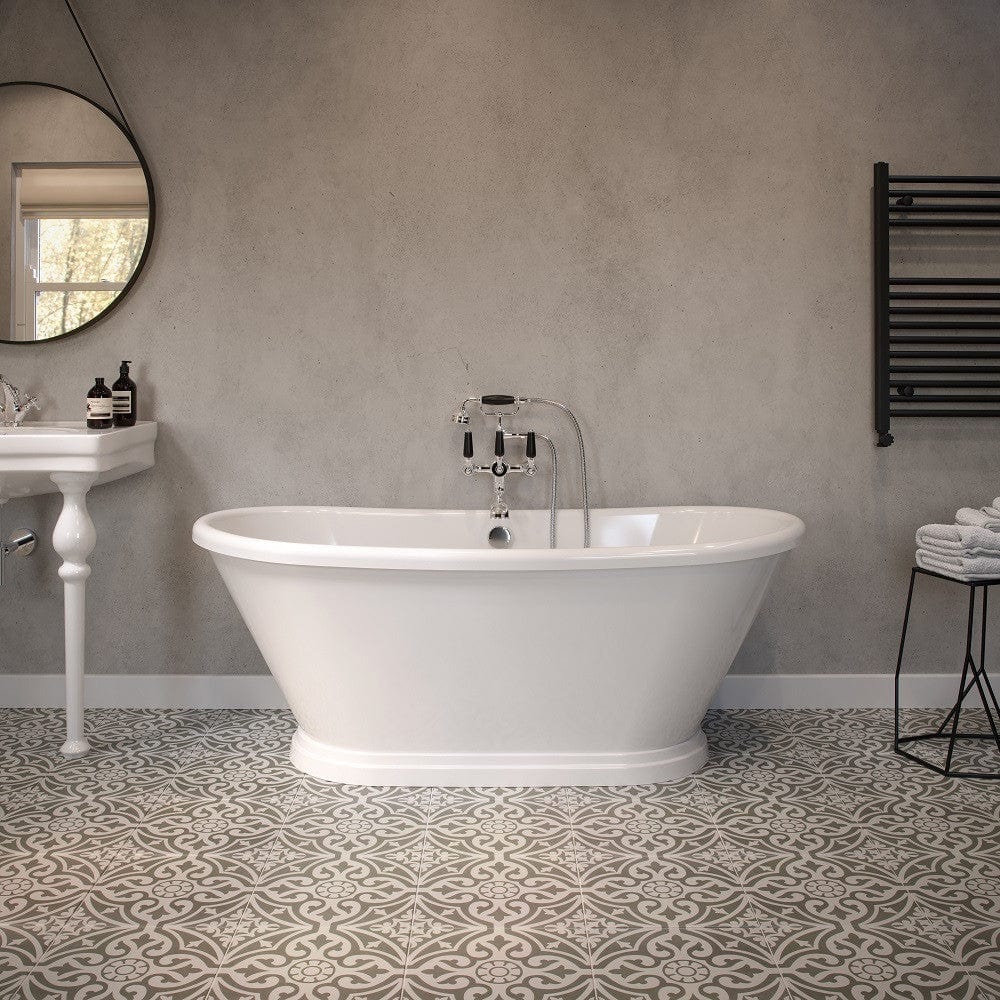 Empire Freestanding Double Ended Bath - 1655 x 750mm