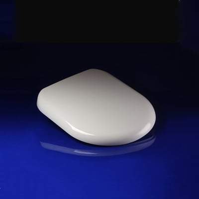 Quick Release Soft Close Wrap Over Urea Seat in Alpine White