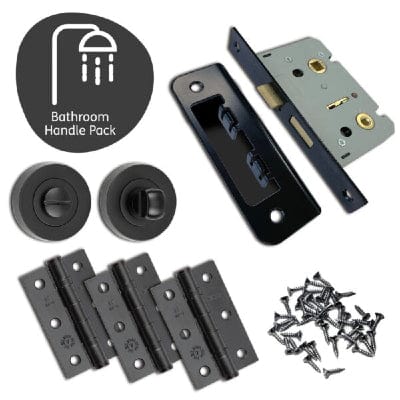 Kama MSB Lever / Square Rose T/R Bathroom Handle Pack - All Sizes