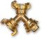 Claw Brass - 3 Way Connector