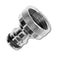 Tap Connector Snap On Male - 1/2" BSPF Brass Nickle Plated