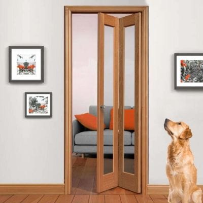 Fuji Oak Bi Fold Internal Door - 1981mm x 762mm