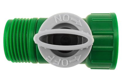 IBC 2” S60X6 Cap with Elbow Fitting, Quick Connector, Valve and Hose Connector