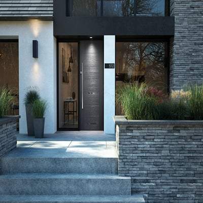 Modica Grey GRP Pre-Finished External Door - All Sizes