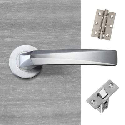 Hercules Satin Chrome Handle Hardware Pack Standard