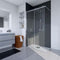 Urban Walk-in Chrome Sliding Shower Door - 1200 x 2000mm