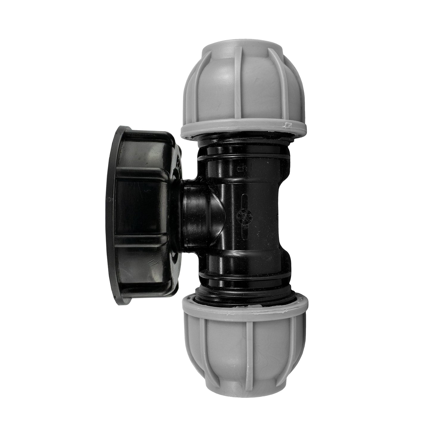 IBC 2” S60X6 Cap with 20mm MDPE Tee